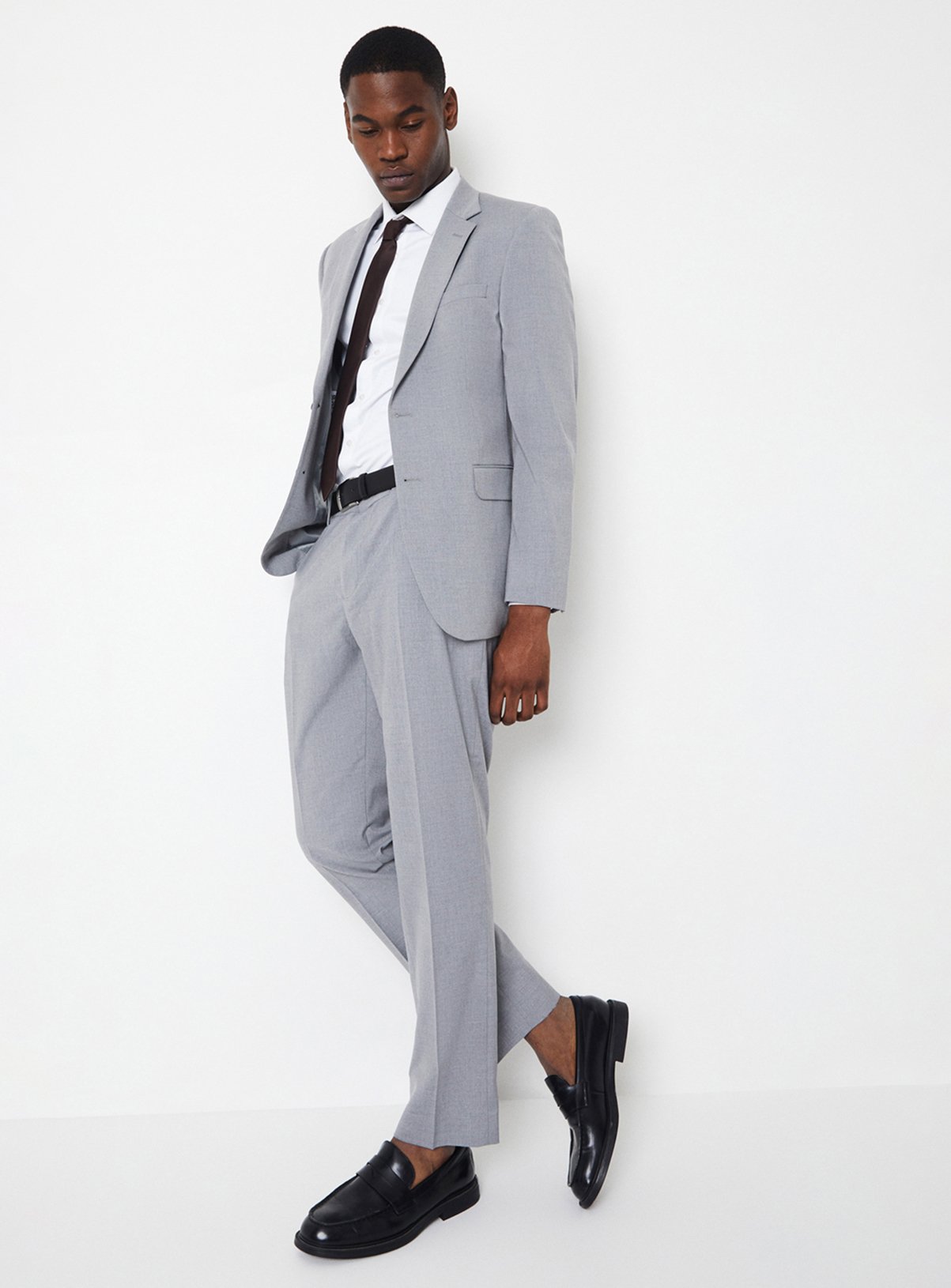 BURTON Tailored Fit Essential Suit Trousers 34S - Image 4 thumbnail